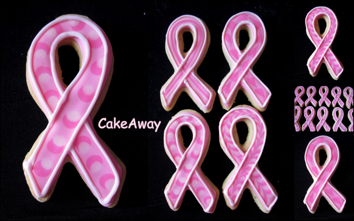 Pink Ribbon cookies