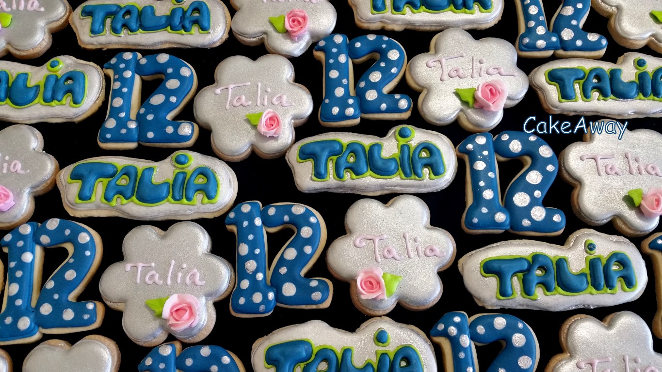 Talia bat mitzvah cookies