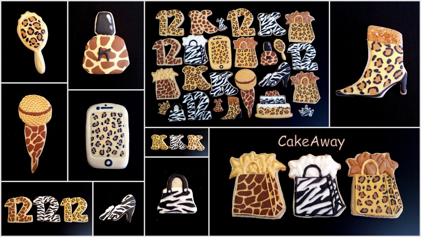 animal print cookies- kira